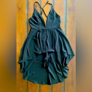 Evenuel black romper dress size S EC